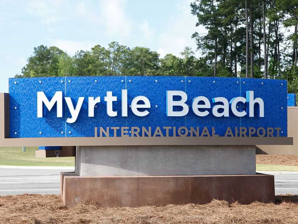 Myrtle Beach Airport Installations 3form