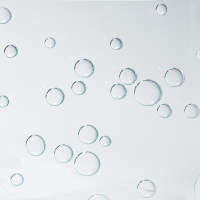 bubble poured