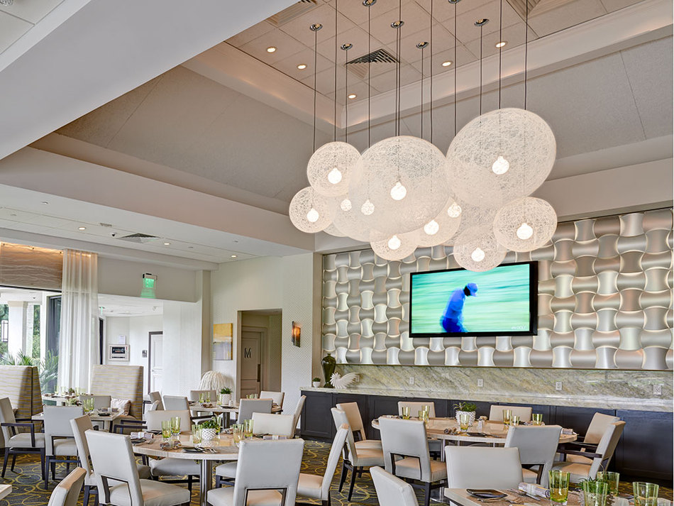 St. Andrews Country Club Lakeside Grille Installations 3form