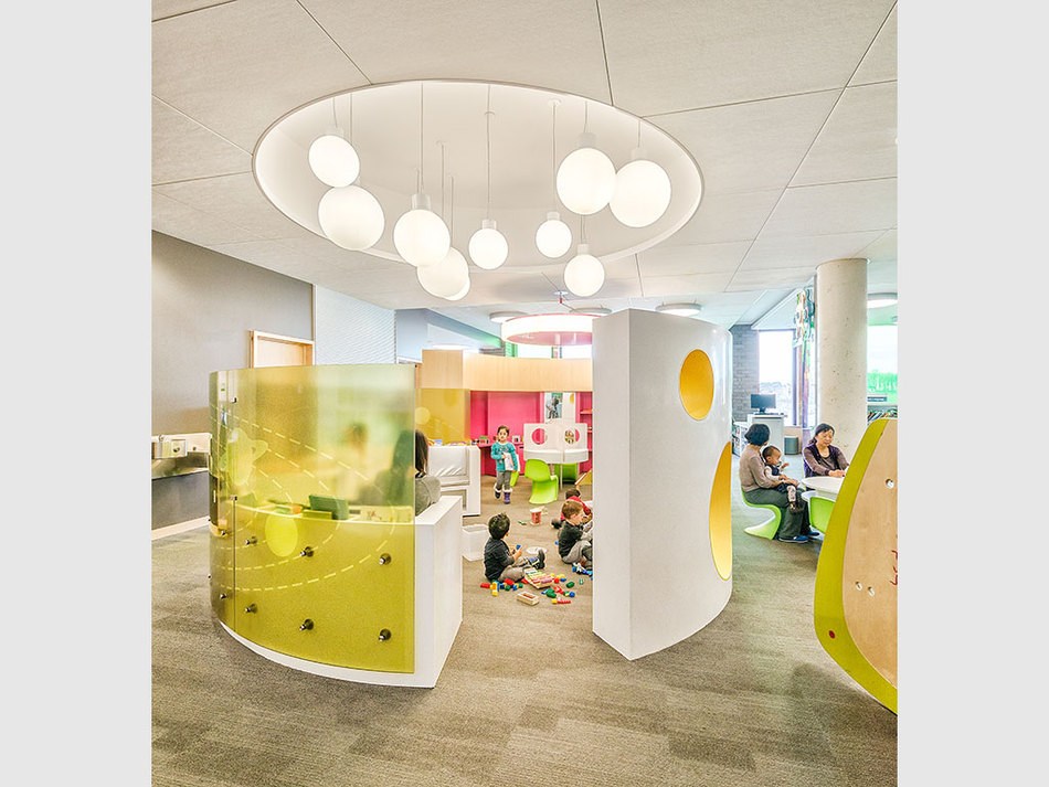 Cornell Community Centre Library Installations 3form