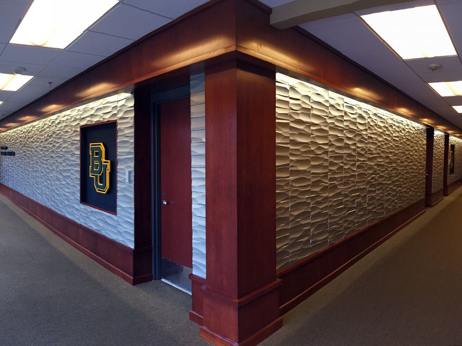 Baylor Locker Rooms Installations 3form